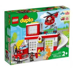 LEGO DUPLO - LA CASERNE ET L'HÉLICOPTÈRE DES POMPIERS #10970